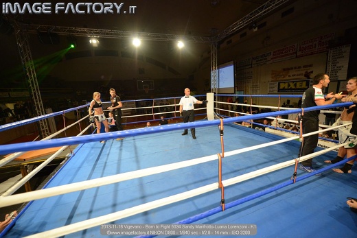 2013-11-16 Vigevano - Born to Fight 5034 Sandy Manfrotto-Luana Lorenzoni - K1